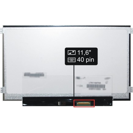 Display-ul notebook-ului HP Compaq Stream 11-D031TU11,6“ 40pin HD LED Slim - Lucios