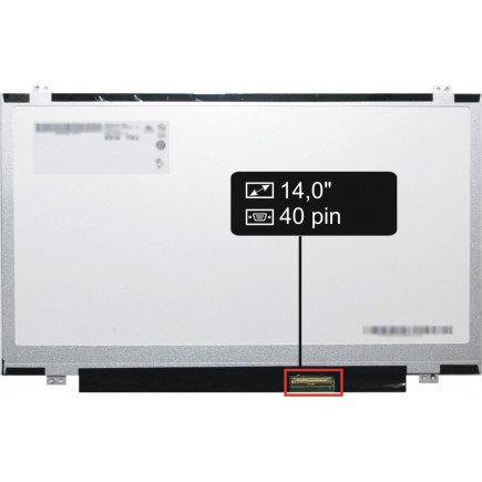Display-ul notebook-ului HP Compaq Stream 14-Z010CA14“ 40pin HD LED SLIM TB - Lucios