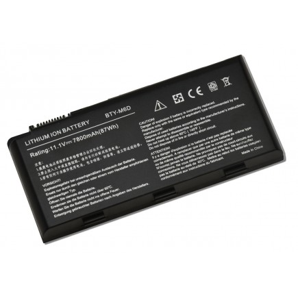 MSI GX780DX Acumulator 7800mAh Li-ion 11,1V