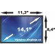 Display-ul notebook-ului Dell Precision M2014,1“ 30pin CCFL - Lucios