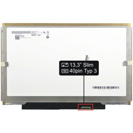 Display-ul notebook-ului Dell Latitude E431013,3“ 40pin WXGA LED Slim - Lucios