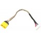 Lenovo Essential G700 Conector de alimentare pentru notebook 