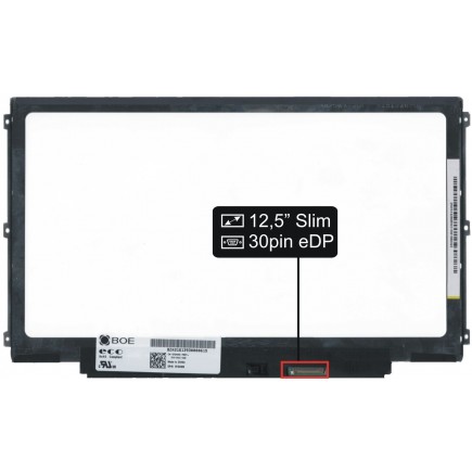 Display-ul notebook-ului Dell Latitude 12 700012,5“ 30pin eDP HD LED - Lucios