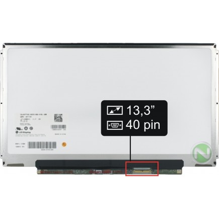 Display-ul notebook-ului Slim LB13,3“ 40pin HD+ LED - Lucios
