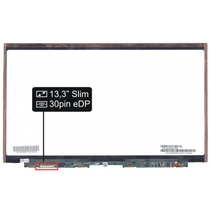 Display-ul notebook-ului Slim Fit13,3" LED 30pin eDP FHD - Lucios