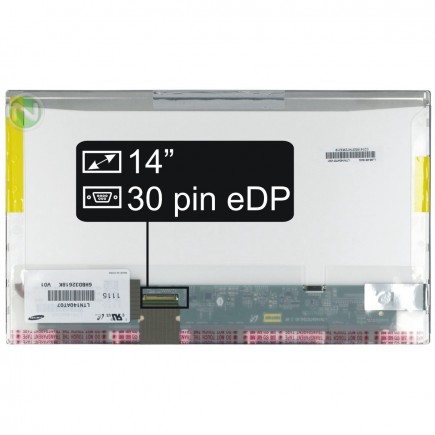 Display-ul notebook-ului Normal14" HD+ LED 30 pin eDP - Lucios
