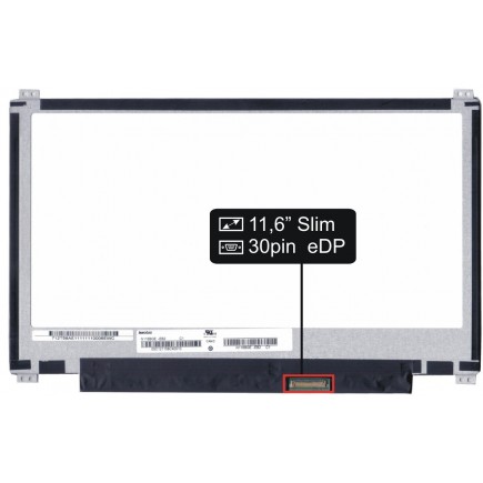 Display-ul notebook-ului Asus Eeebook X205TA-DH0111,6“ LED 30pin eDP - Matt