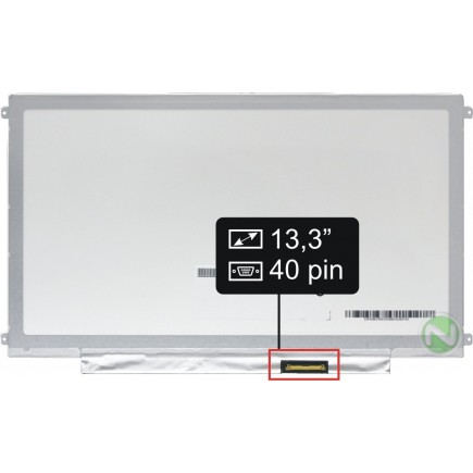 Display-ul notebook-ului Acer Aspire 341013,3“ 40pin HD LED Slim - Matt