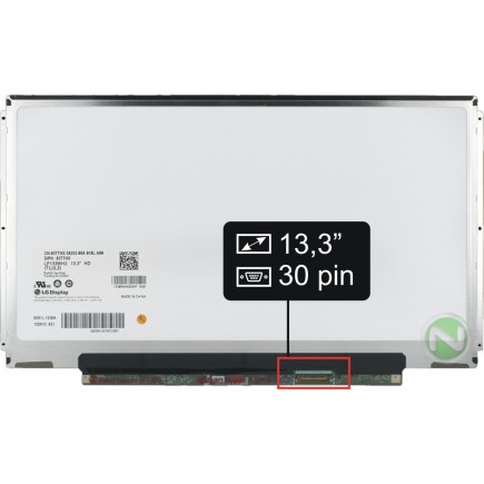 Display-ul notebook-ului HB133WX1-201 Kompatibilní13,3" HD Slim LED 30pin eDP - Matt