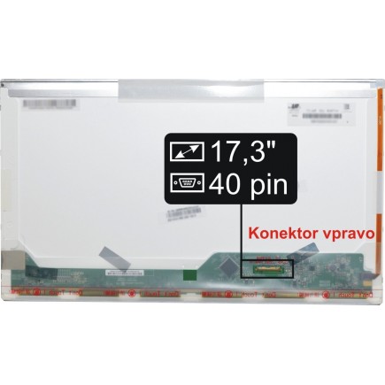 Display-ul notebook-ului Compaq CQ71-105EF CQ71-105SF17,3“ 40pin HD+ LED - Matt