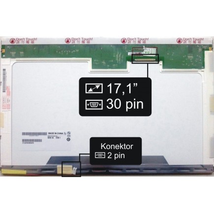 Display-ul notebook-ului Acer Aspire 7530G17,0“ 30pin WXGA+ CCFL - Matt