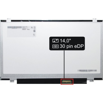 Display-ul notebook-ului HP Compaq HP 14-AM031NG14“ 30pin eDP HD LED SlimTB - Matt