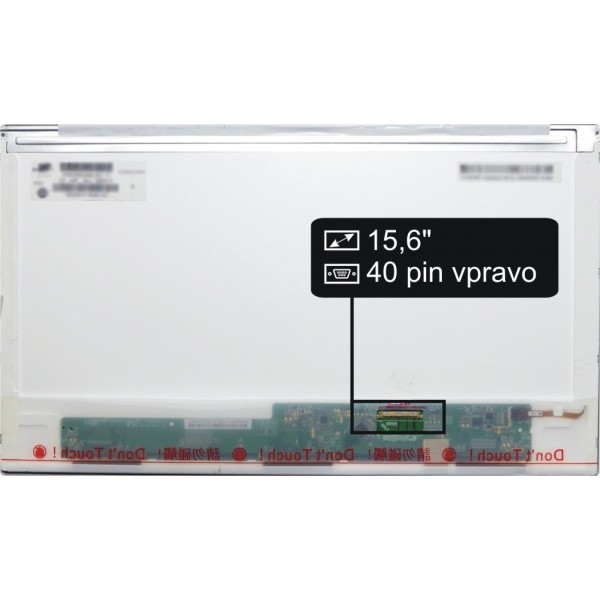 Display-ul notebook-ului COMPAQ PRESARIO CQ61-318ER15,6“ 40pin HD LED - Matt