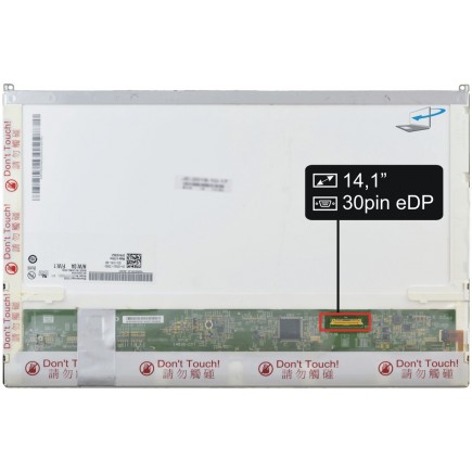 Display-ul notebook-ului Dell Latitude E6410 14,1" LED 30pin eDP - matt