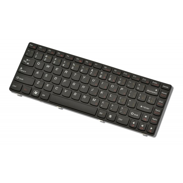 Lenovo Ideapad G470AH tastatură pentru notebook-ul CZ / SK negru Cu un cadru