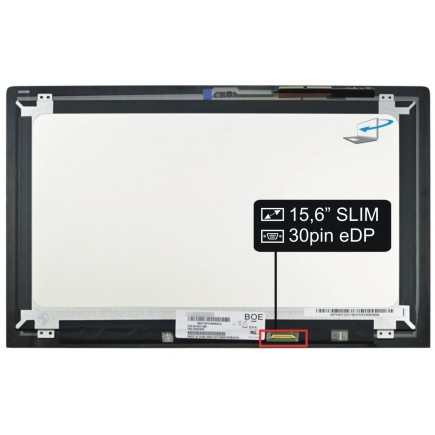 Display-ul notebook-ului Lenovo IdeaPad Y700-15ISK15,6" LED 30pin eDP touch