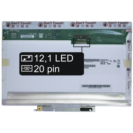 Display-ul notebook-ului B121EW07 V.012,1“ 20pin WXGA LED - Lucios