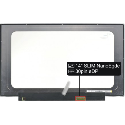 Display-ul notebook-ului Acer Swift 3 SF314-55-53B4 14“ 30pin FHD LED Slim IPS NanoEdge - Matt