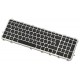 HP Envy 15-j030 tastatură pentru notebook-ul CZ / SK Cadru de argint din spate