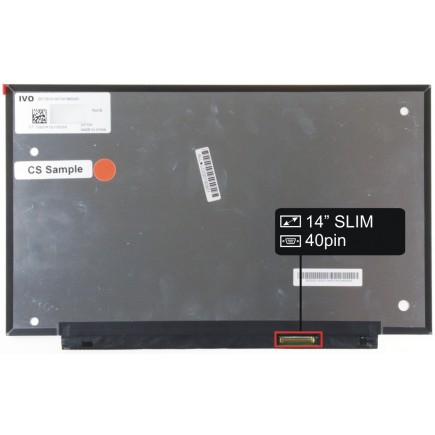 Display-ul notebook-ului M140NVF7 R014“ 40pin eDP FULL HD LED SlimNB IPS - Lucios