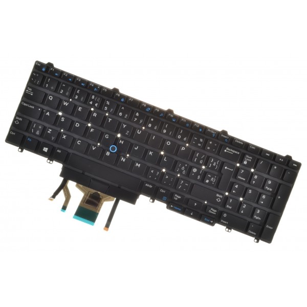 Dell kompatibilní 0FP37Y tastatură pentru notebook-ul CZ/SK culoarea neagră