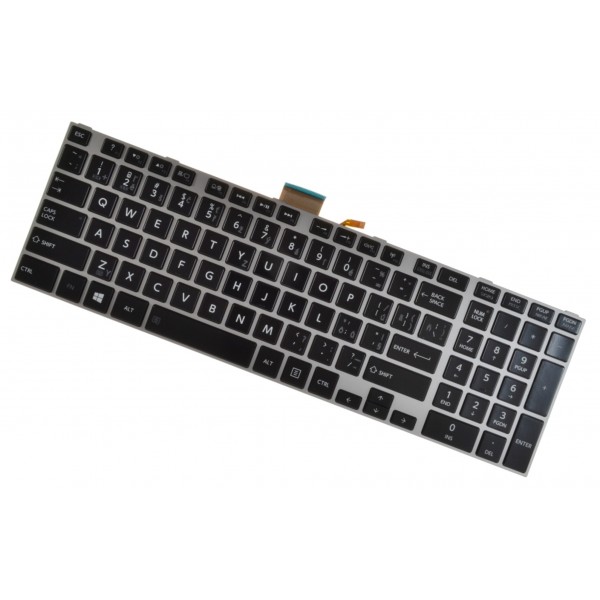 Toshiba Satellite L50-A-1D5 tastatură pentru notebook-ul CZ/SK culoarea argint