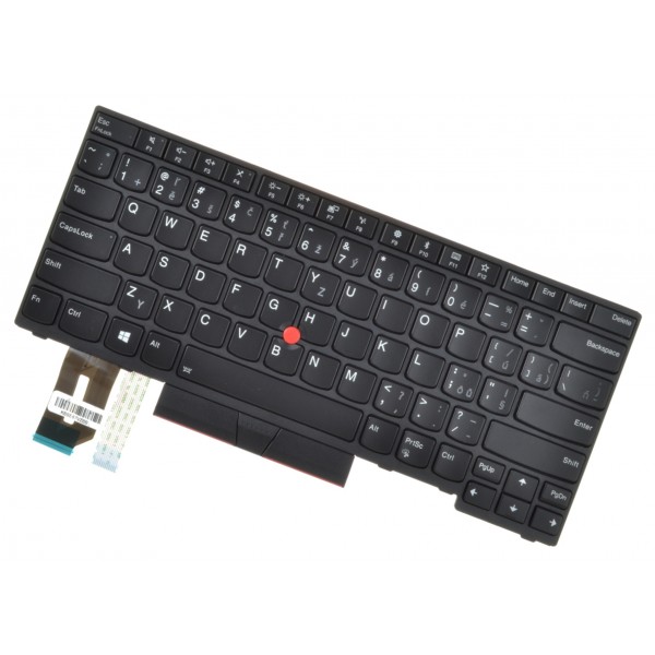 Lenovo ThinkPad T480S tastatură pentru notebook-ul CZ/SK culoarea neagră