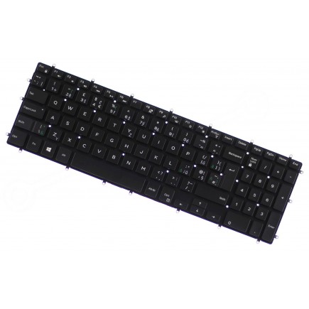 Dell kompatibilní 09J9KG tastatură pentru notebook-ul CZ/SK culoarea neagră