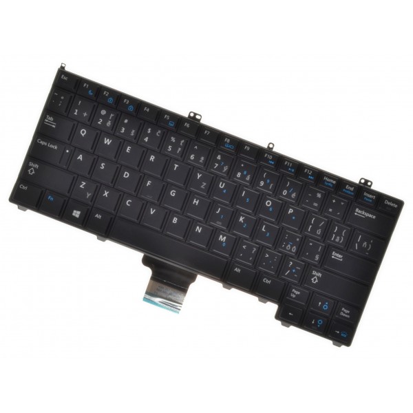 Dell Latitude E7240 Touch tastatură pentru notebook-ul CZ/SK culoarea neagră
