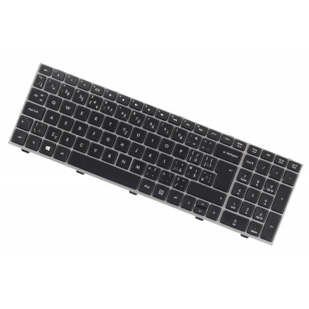 HP EliteBook 8570p tastatură pentru notebook-ul Cadru de argint UK