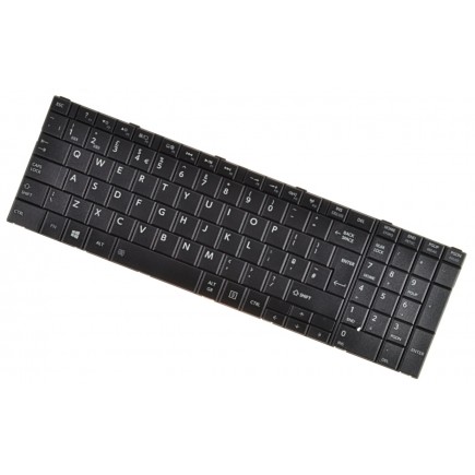 Toshiba Satellite C850D tastatură pentru notebook-ul UK culoarea Negru