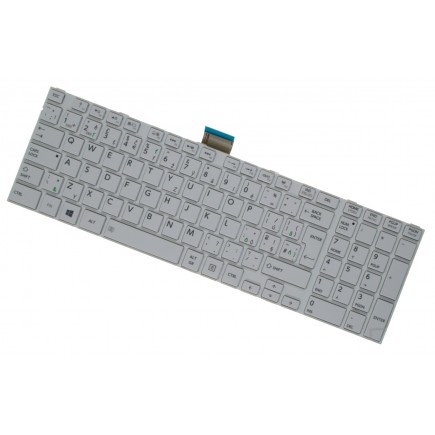 Toshiba Satellite c855d-s5238 tastatură albă pentru notebook-ul cu cadru CZ/SK