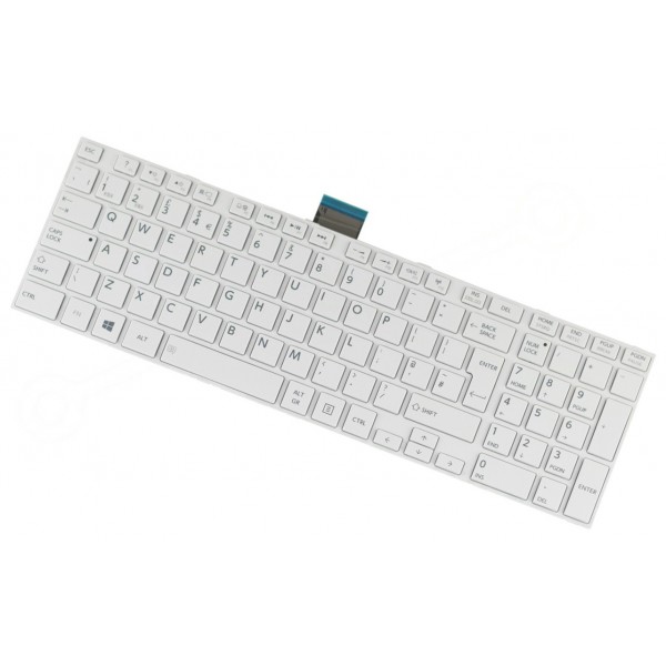 Kompatibilní H000048140 tastatură albă pentru notebook-ul cu cadru UK