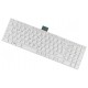 Toshiba Satellite c855d-102 tastatură albă pentru notebook-ul cu cadru UK