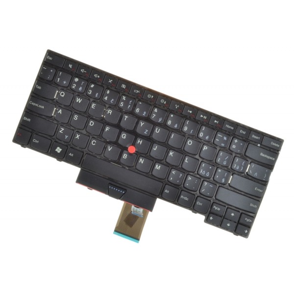 Lenovo ThinkPad Edge E430s tastatură pentru notebook-ul CZ/SK culoarea Negru trackpoint