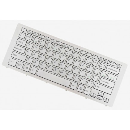Sony Vaio SVF15N17CXB tastatură pentru notebook-ul CZ/SK culoarea Argint