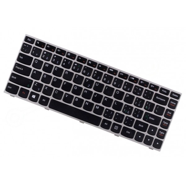 Lenovo kompatibilní 25215632 tastatură pentru notebook-ul Cadru de argint CZ/SK