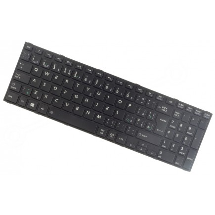 Toshiba Satellite Pro R50-B-119 tastatură pentru notebook-ul, cu cadru, negru CZ/SK