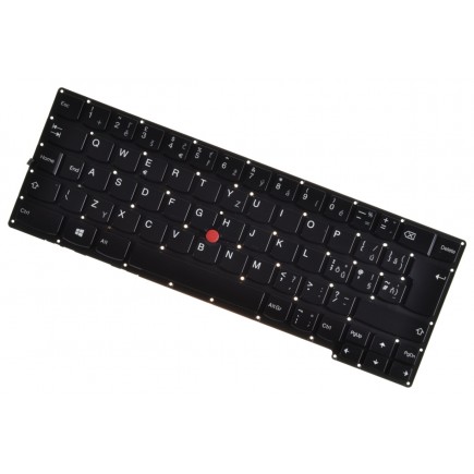 Lenovo ThinkPad X1 Carbon 2 tastatură pentru notebook-ul ceh fără cadru, Trackpoint, retroiluminat