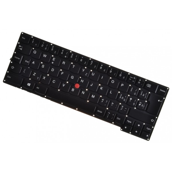 Lenovo ThinkPad X1 Carbon 2 tastatură pentru notebook-ul ceh fără cadru, Trackpoint, retroiluminat