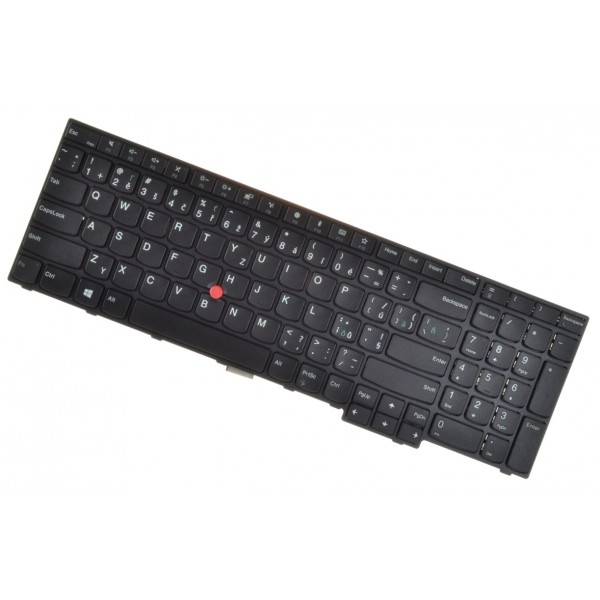 Lenovo ThinkPad Edge E570 tastatură pentru notebook-ul, cu cadru, negru CZ/SK