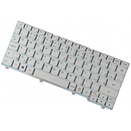 Lenovo 100S-11IBY tastatură pentru notebook-ul CZ/SK Alb, Fără cadru