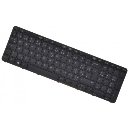 HP ProBook 455 G4 tastatură pentru notebook-ul culoarea Negru cu cadru CZ/SK
