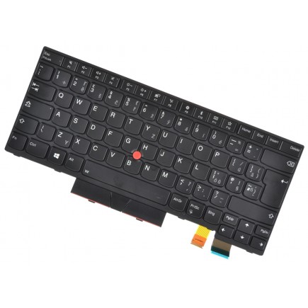 Lenovo ThinkPad T480 tastatură pentru notebook-ul CZ/SK culoarea Negru, retroiluminat, Trackpoint