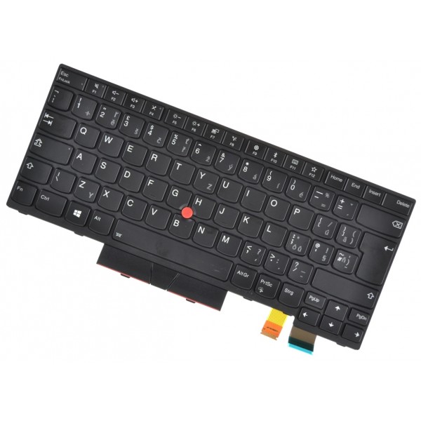 Lenovo ThinkPad T480 tastatură pentru notebook-ul CZ/SK culoarea Negru, retroiluminat, Trackpoint