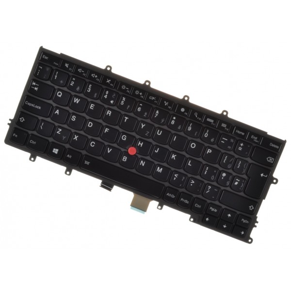 Lenovo ThinkPad X250 tastatură pentru notebook-ul CZ/SK culoarea Negru, retroiluminat, Trackpoint