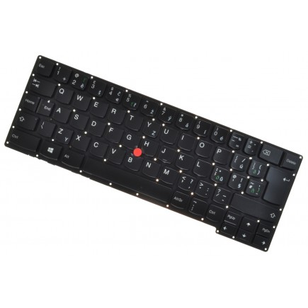Lenovo ThinkPad X1 Carbon 2nd Gen 2047 tastatură pentru notebook-ul ceh fără cadru, Trackpoint, retroiluminat CZ/SK