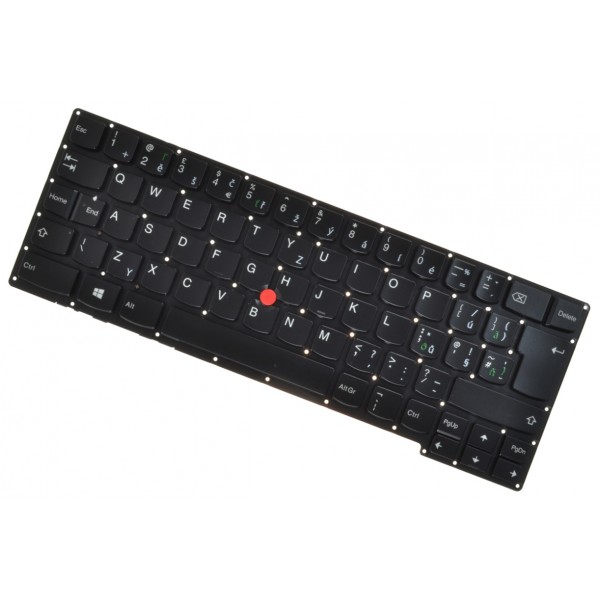 Lenovo ThinkPad X1 Carbon 2nd Gen 2047 tastatură pentru notebook-ul ceh fără cadru, Trackpoint, retroiluminat CZ/SK