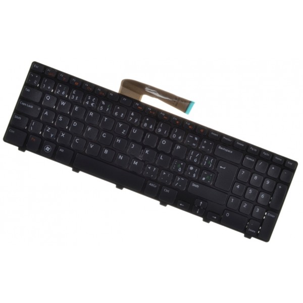 Kompatibilní Dell NPCMH tastatură pentru notebook-ul, cu cadru, negru CZ/SK