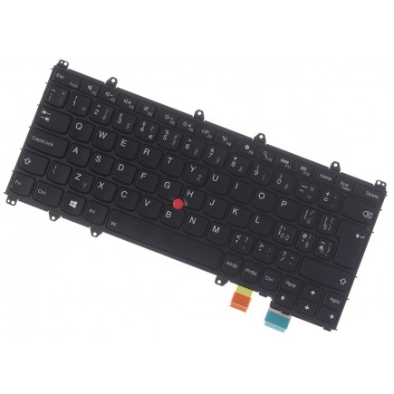 Lenovo ThinkPad Yoga 260 tastatură pentru notebook-ul CZ/SK culoarea Negru, retroiluminat, Trackpoint